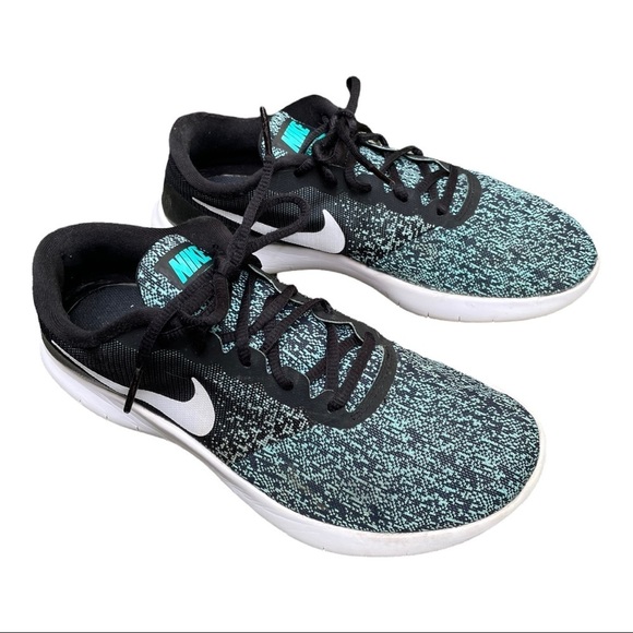 Nike Shoes - 𝅺NIKE flex contact sneakers teal/black sz 10